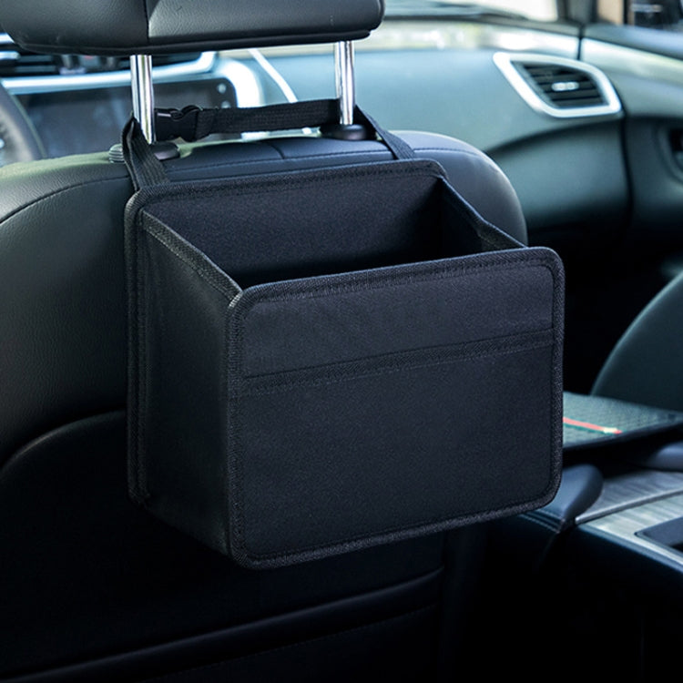Car Hanging Garbage Bag Multifunctional Folding Storage Box, H611 Woven Pattern, H612 Crocodile Pattern, H613 Litchi Pattern, H615 Oxford Cloth
