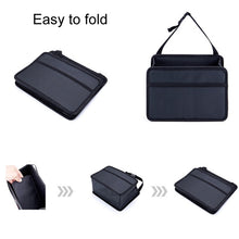 Load image into Gallery viewer, Car Hanging Garbage Bag Multifunctional Folding Storage Box, H611 Woven Pattern, H612 Crocodile Pattern, H613 Litchi Pattern, H615 Oxford Cloth