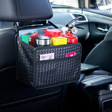 Load image into Gallery viewer, Car Hanging Garbage Bag Multifunctional Folding Storage Box, H611 Woven Pattern, H612 Crocodile Pattern, H613 Litchi Pattern, H615 Oxford Cloth