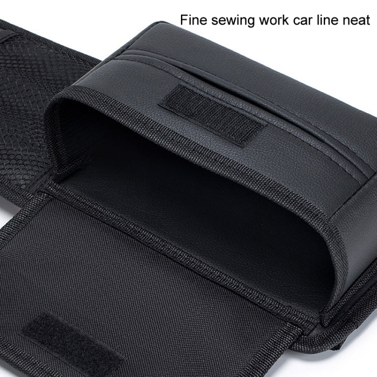 Car Seat Side Storage Hanging Bag Tissue Box, H320 Litchi Pattern, H321 Carbon Fiber Pattern, H322 Grain Pattern