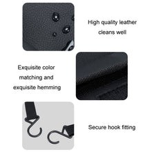 Load image into Gallery viewer, Car Seat Storage Mesh Pocket Hanging Storage Bag Tissue Box, H9160 Black