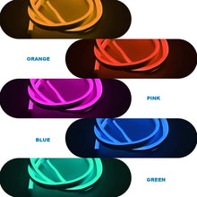 Load image into Gallery viewer, LIXINCORDA 2m 5V USB Touch Control LED Light Strip Flexible Neon Silicone Soft Strip, USB Touch Control (Pink), USB Touch Control (Warm White), USB Touch Control (Blue)