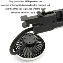 Load image into Gallery viewer, Car Double-head Hose Seat Fan with Light, F310