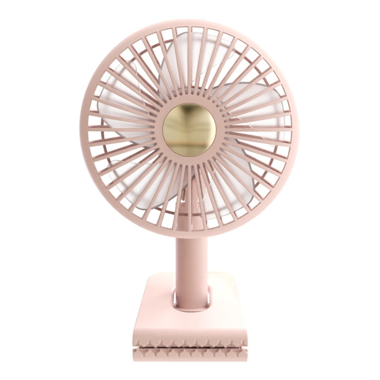 Car Clip-On Rechargeable Electric Oscillating Head Fan With Light