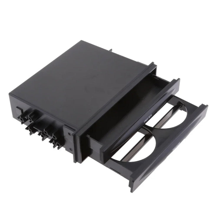 Car Audio Modified Multi-purpose Storage Box Cup Holder, Double-layer Box, Single-layer Box