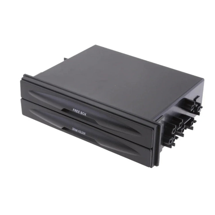 Car Audio Modified Multi-purpose Storage Box Cup Holder, Double-layer Box, Single-layer Box