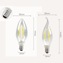 Load image into Gallery viewer, C35 Constant Current Flicker-free LED Highlight Retro Chandelier Lights, Sharp Bulbs E14-2W, Sharp Bulbs E14-4W, Sharp Bulbs E14-6W, Wax Tail E14-2W, Wax Tail E14-4W, Wax Tail E14-6W
