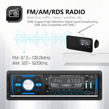 Load image into Gallery viewer, Dual USB Car DAB Digital U Disk Card Bluetooth Radio MP3 Player, SWM-M4