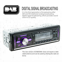 Load image into Gallery viewer, Dual USB Car DAB Digital U Disk Card Bluetooth Radio MP3 Player, SWM-M4