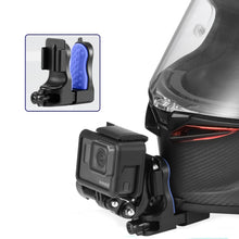Load image into Gallery viewer, Motorcycle Helmet Chin Clamp Mount for GoPro Hero Series DJI Osmo Action, SJCAM Cameras, Set 1, Set 2