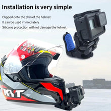 Load image into Gallery viewer, Motorcycle Helmet Chin Clamp Mount for GoPro Hero Series DJI Osmo Action, SJCAM Cameras, Set 1, Set 2