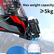 Load image into Gallery viewer, Motorcycle Helmet Chin Clamp Mount for GoPro Hero Series DJI Osmo Action, SJCAM Cameras, Set 1, Set 2