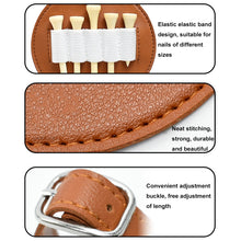 Load image into Gallery viewer, Leather Outdoor Waist Hanging Golf Spike Insert Pocket Storage Bag
