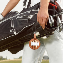 Load image into Gallery viewer, Leather Outdoor Waist Hanging Golf Spike Insert Pocket Storage Bag