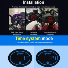 Load image into Gallery viewer, Morfayer Locomotive Multi-function Voltmeter, Red, Voltmeter Function, 2 in 1, 4 in 1, 4 in 1 With 7 Color Aperture