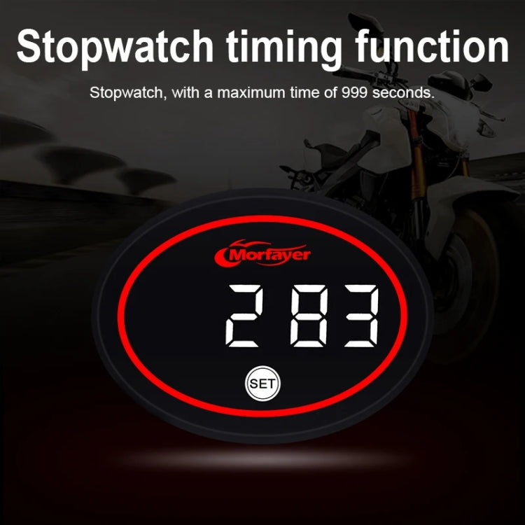 Morfayer Locomotive Multi-function Voltmeter, Red, Voltmeter Function, 2 in 1, 4 in 1, 4 in 1 With 7 Color Aperture