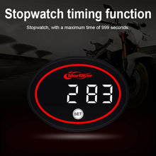 Load image into Gallery viewer, Morfayer Locomotive Multi-function Voltmeter, Red, Voltmeter Function, 2 in 1, 4 in 1, 4 in 1 With 7 Color Aperture
