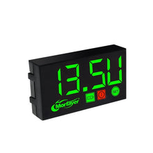 Load image into Gallery viewer, Compact LED Digital Display Time Voltmeter, 3 in 1 Red, 3 in 1 Blue, 3 in 1 White, 3 in 1 Green, 2 in 1 Temperature Red, 2 in 1 Temperature Blue, 2 in 1 Temperature White, 2 in 1 Temperature Green, 2 in 1 Water Temperature Red                          ...