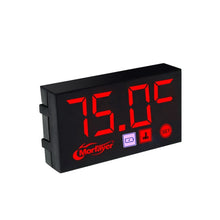Load image into Gallery viewer, Compact LED Digital Display Time Voltmeter, 3 in 1 Red, 3 in 1 Blue, 3 in 1 White, 3 in 1 Green, 2 in 1 Temperature Red, 2 in 1 Temperature Blue, 2 in 1 Temperature White, 2 in 1 Temperature Green, 2 in 1 Water Temperature Red                          ...