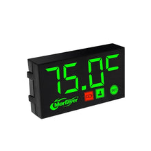Load image into Gallery viewer, Compact LED Digital Display Time Voltmeter, 3 in 1 Red, 3 in 1 Blue, 3 in 1 White, 3 in 1 Green, 2 in 1 Temperature Red, 2 in 1 Temperature Blue, 2 in 1 Temperature White, 2 in 1 Temperature Green, 2 in 1 Water Temperature Red                          ...