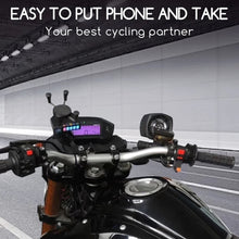 Load image into Gallery viewer, Motorcycle Mobile Phone Charging Stand With Bluetooth MP3 Speaker