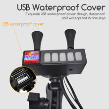 Load image into Gallery viewer, Motorcycle Mobile Phone Charging Stand With Bluetooth MP3 Speaker