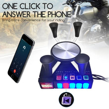 Load image into Gallery viewer, Motorcycle Mobile Phone Charging Stand With Bluetooth MP3 Speaker