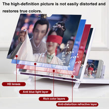 Load image into Gallery viewer, Pull-Out Folding Phone Screen Amplifier HD Anti-Blue Light Magnifying Glass, 14-inch-Black, 14-inch-White, 16-inch-Black, 16-inch-White, 18-inch-Black, 18-inch-White