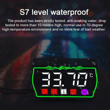Load image into Gallery viewer, Morfayer Locomotive Intelligent Multi-function Tachometer, 4 in 1 Ambient Temperature Gauge, 4 in 1 Water Temperature Meter, 5 in 1 Ambient Temperature Tachometer, 5 in 1 Water Temperature Tachometer