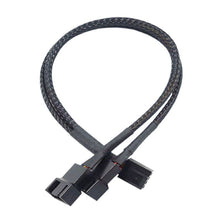 Load image into Gallery viewer, Computer PWM Temperature Control Cooling Fan Extension Cable Chassis HUB Connector, 0.27m