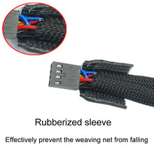 Load image into Gallery viewer, Computer PWM Temperature Control Cooling Fan Extension Cable Chassis HUB Connector, 0.27m