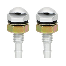 Load image into Gallery viewer, 2pcs /Set Automotive Glass Washer Sprayer Aluminum Cap Nozzle