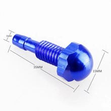 Load image into Gallery viewer, 2pcs /Set Automotive Glass Washer Sprayer Aluminum Cap Nozzle