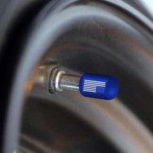 Load image into Gallery viewer, 4pcs /Set Car Tire Capsule Aluminum Alloy Screw Dustproof Valves, Black, Red, Blue