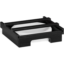 Load image into Gallery viewer, 9-inch Paper Plate Dispenser Under Cabinet Bamboo Plates Holder Kitchen Storage Rack, 24 x 26.5 x 6.5