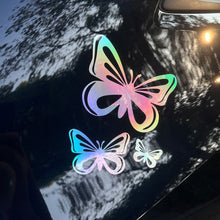 Load image into Gallery viewer, 3pcs /Set Butterfly Hollow Car Scratch Decorative Fuel Tank Cap Sticker