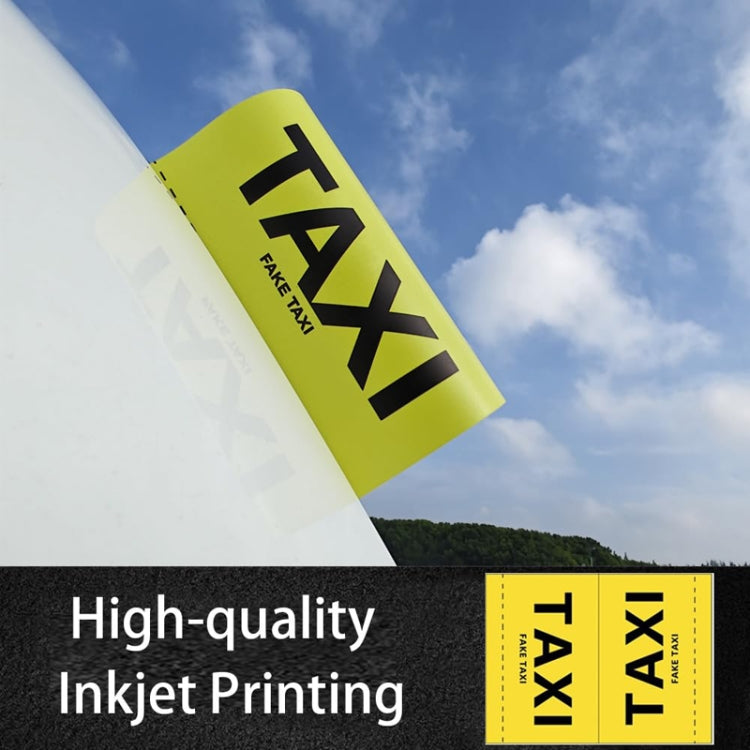 TAXI Washed Mark Label Car Personalized Decorative Stickers