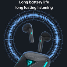 Load image into Gallery viewer, Lenovo TG132 Wireless Bluetooth 5.3 Earphones Sensorless Delay Ultra Long Life Sports Music Game Gaming Use