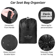 Load image into Gallery viewer, Car Child Safety Seat Travel Bag Baby Stroller Wheelchair Storage Bag
