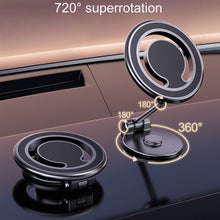 Load image into Gallery viewer, Magnetic Folding Car Phone Holder Rotatable Dashboard Stick-On Navigation Stand, D33