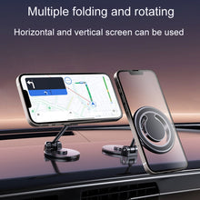 Load image into Gallery viewer, Magnetic Folding Car Phone Holder Rotatable Dashboard Stick-On Navigation Stand, D33