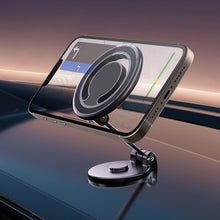 Load image into Gallery viewer, Magnetic Folding Car Phone Holder Rotatable Dashboard Stick-On Navigation Stand, D33