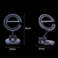 Load image into Gallery viewer, Letter E Magnetic Folding Car Phone Holder Rotatable Dashboard Stick-On Navigation Stand, D38