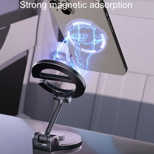 Load image into Gallery viewer, Letter E Magnetic Folding Car Phone Holder Rotatable Dashboard Stick-On Navigation Stand, D38