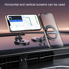 Load image into Gallery viewer, Letter E Magnetic Folding Car Phone Holder Rotatable Dashboard Stick-On Navigation Stand, D38