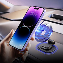 Load image into Gallery viewer, Magnetic Folding Car Phone Holder Rotatable Dashboard Stick-On Navigation Stand, D50-1