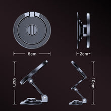 Load image into Gallery viewer, Magnetic Folding Car Phone Holder Rotatable Dashboard Stick-On Navigation Stand, D50-1