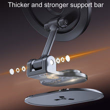 Load image into Gallery viewer, Magnetic Folding Car Phone Holder Rotatable Dashboard Stick-On Navigation Stand, D50-1