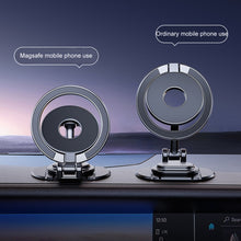 Load image into Gallery viewer, Magnetic Folding Car Phone Holder Rotatable Dashboard Stick-On Navigation Stand, D50-1