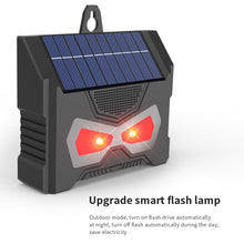 Load image into Gallery viewer, Outdoor Ultrasonic Solar Mouse Repeller LED Flash Animal Repeller